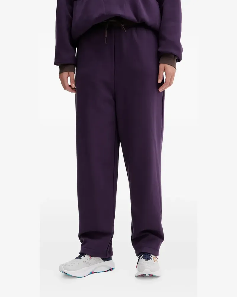 EA7 logo-detail track pants - Violett Violett