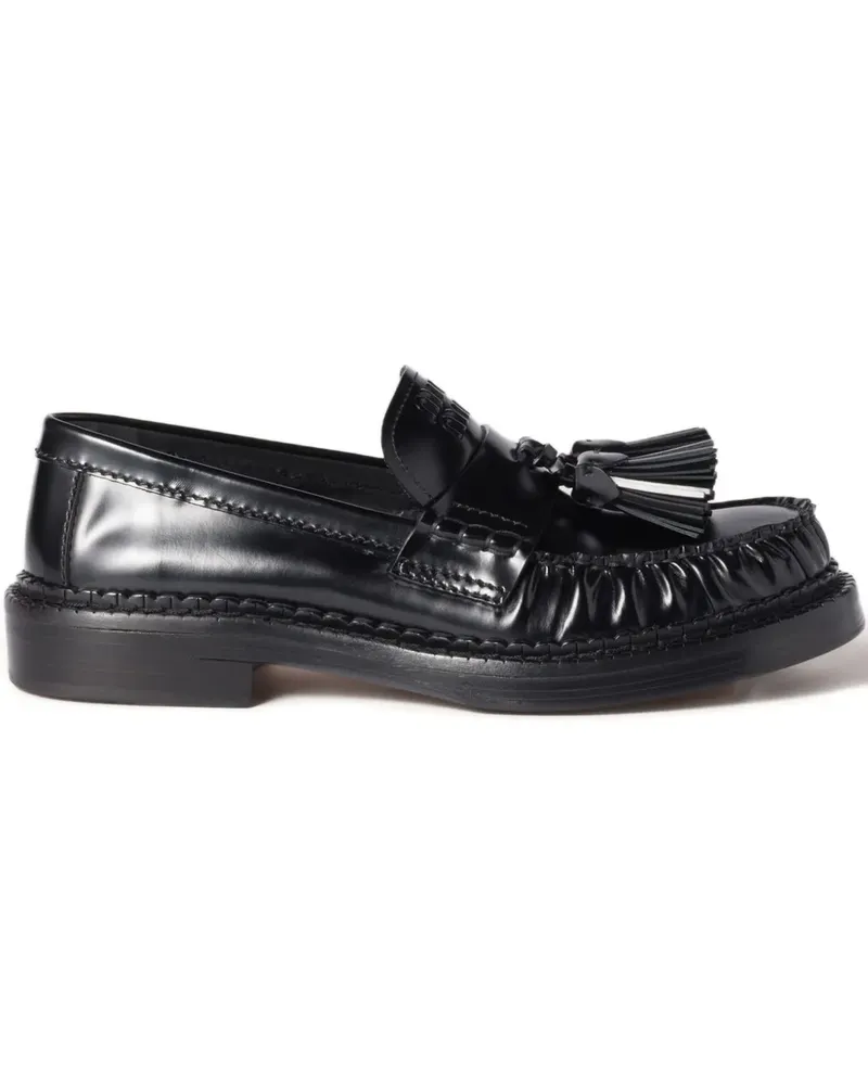 Miu Miu Loafer mit Quasten - Schwarz Schwarz
