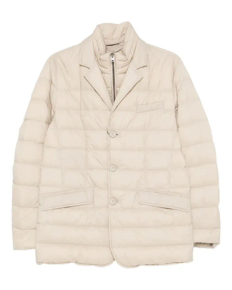 Herno Gesteppte Jacke mit Knopfleiste - Nude Nude