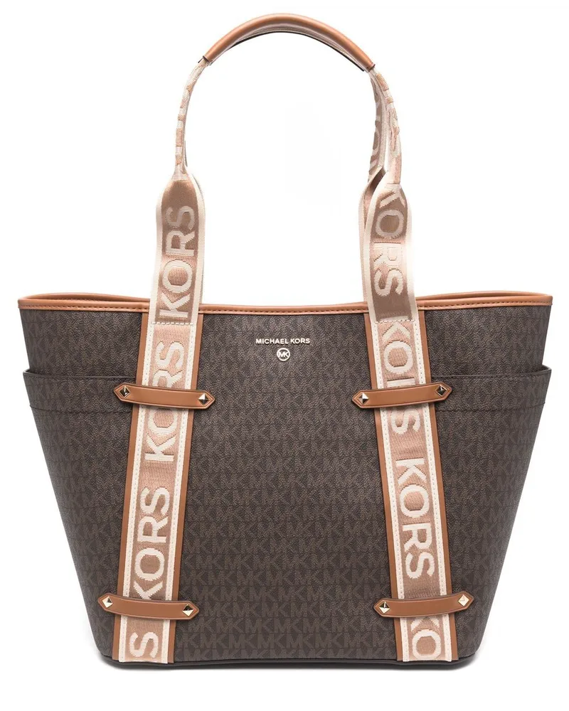 Michael Kors Maeve Handtasche mit Monogramm-Print - Braun Braun