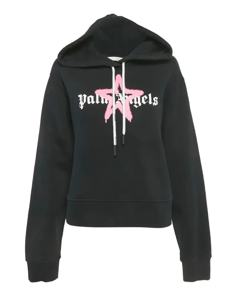 Palm Angels printed hoodie - Schwarz Schwarz