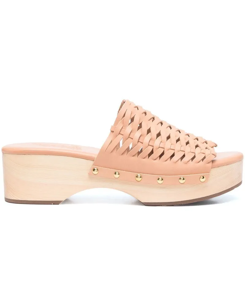 Ancient Greek Sandals Gewebte Clogs - Nude Nude