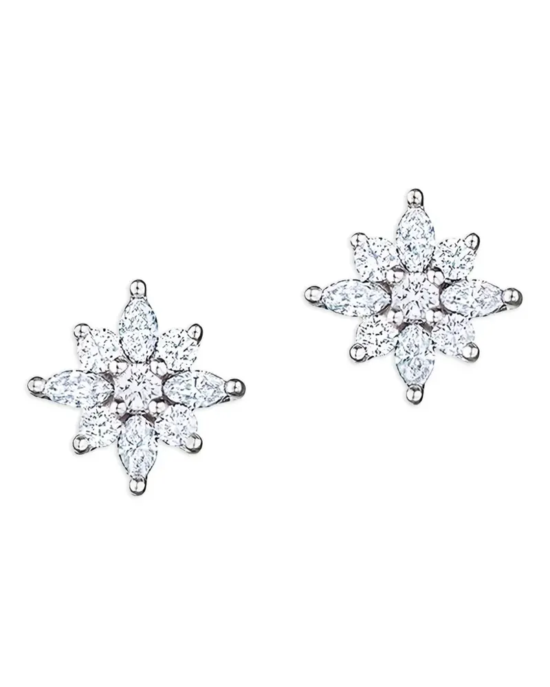 KWIAT 18kt Weißgoldohrringe mit Diamanten - Silber Silber