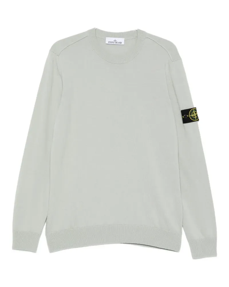 Stone Island logo-patch sweater - Grau Grau