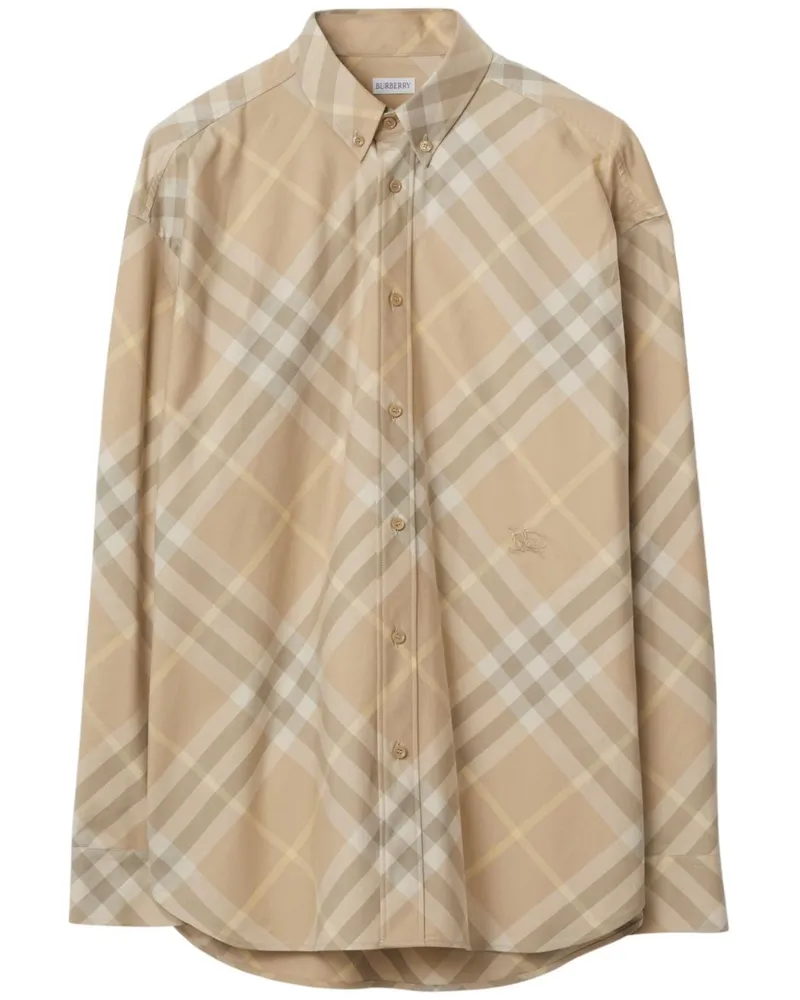 Burberry Hemd mit Vintage-Check - Nude Nude