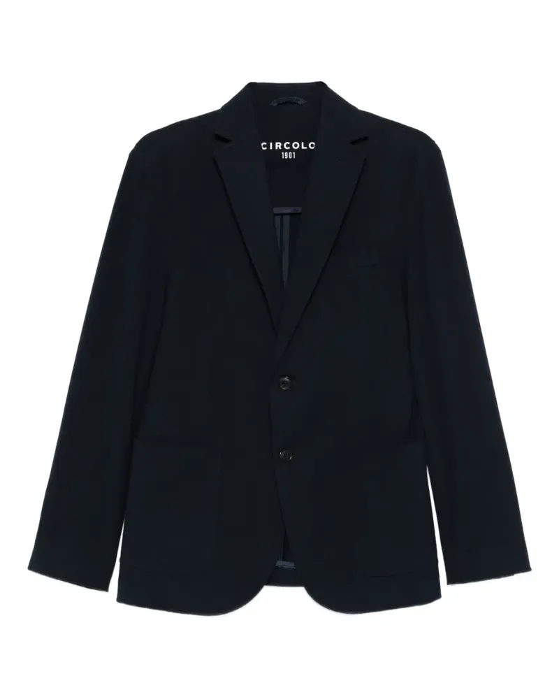 CIRCOLO 1901 Sakko mit aufgesetzten Taschen - Blau Blau