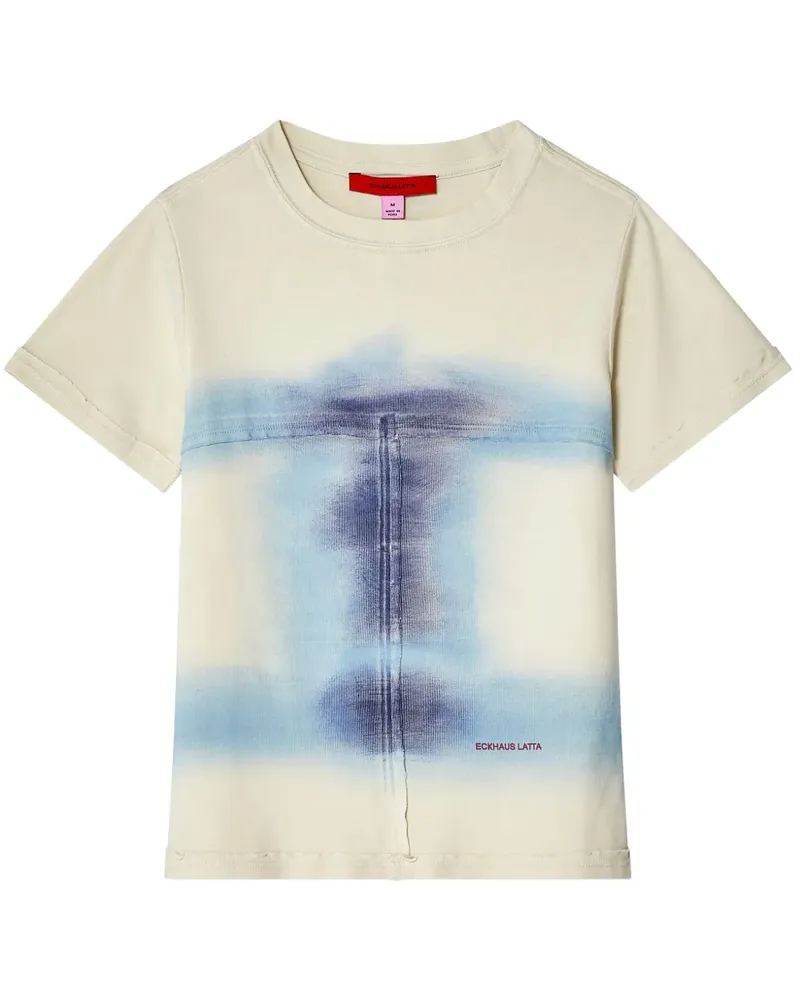 Eckhaus Latta Lapped T-Shirt - Weiß Weiß