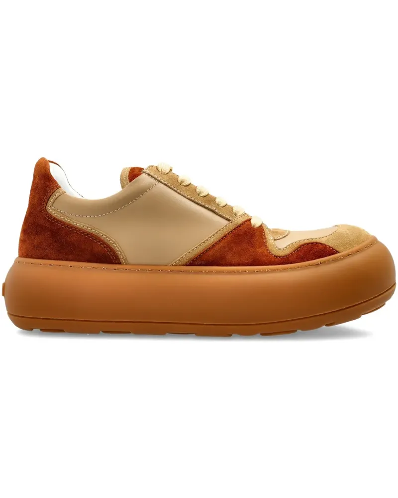 Moschino Sneakers aus Leder - Braun Braun