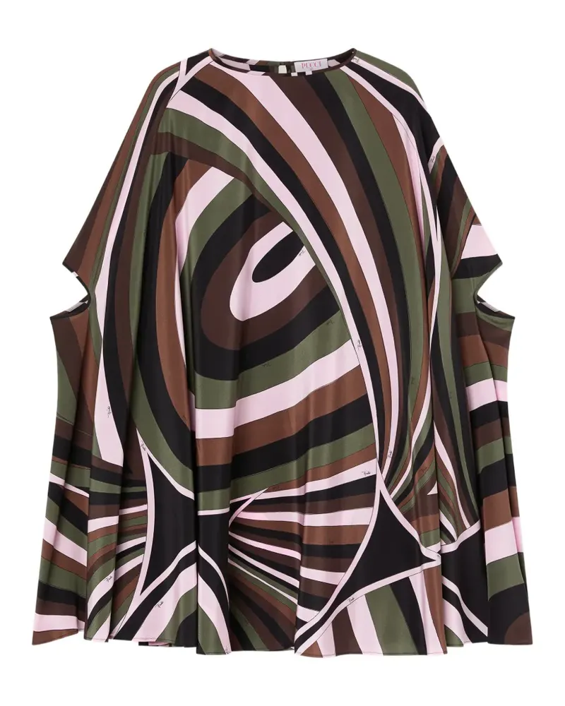 Emilio Pucci Kaftan mit Iride-Print - Braun Braun