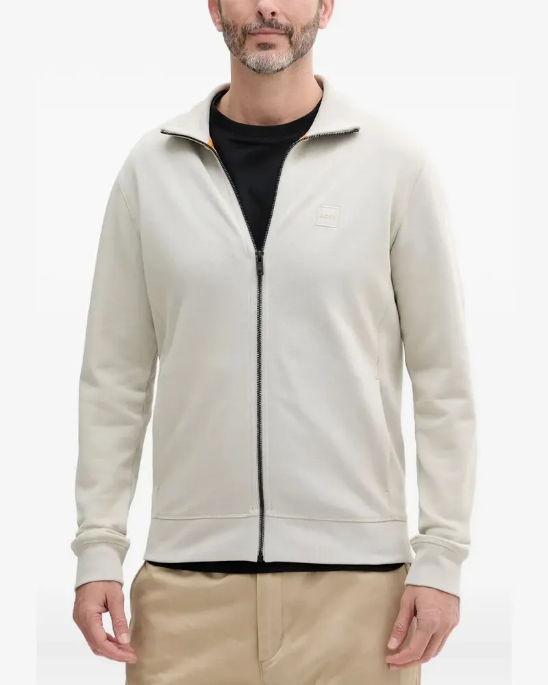 HUGO BOSS Sweatshirt mit Reißverschluss - Nude Nude