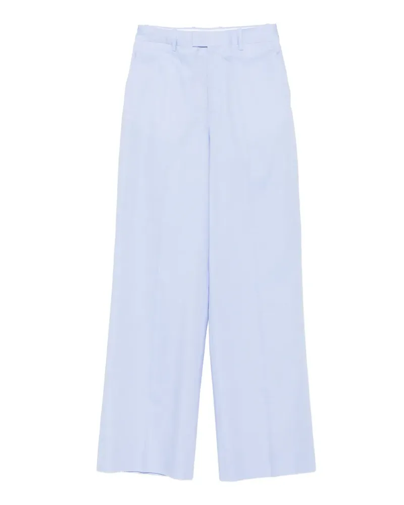 ARMARIUM pressed-crease wide-leg trousers - Blau Blau