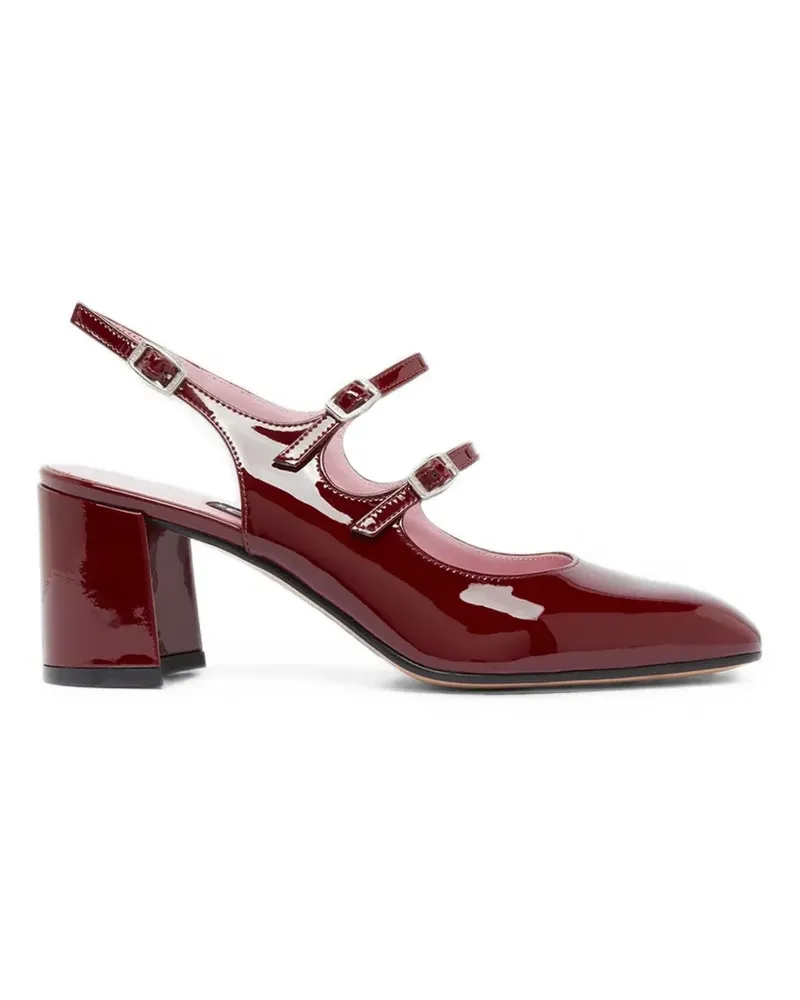 Carel Banana Slingback-Pumps aus Lackleder - Rot Rot