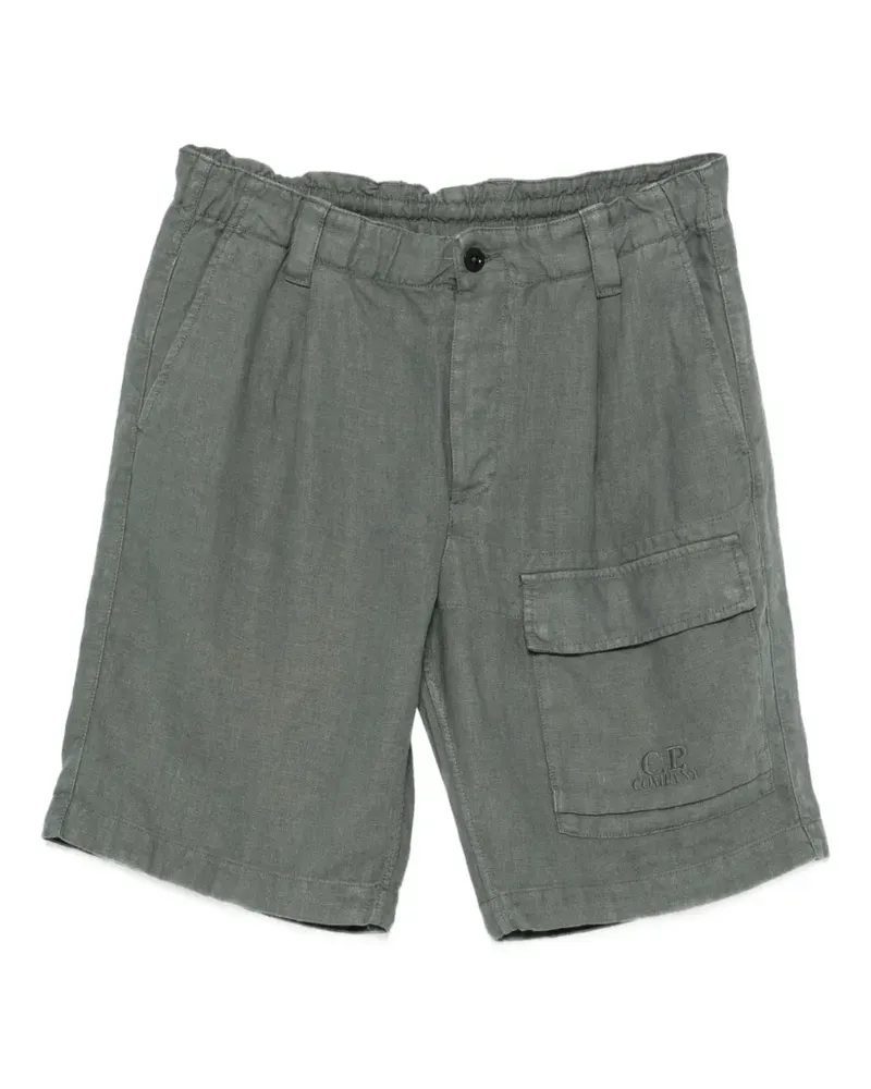 C.P. Company pleated cargo shorts - Grün Grün