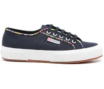 Canvas-Sneakers mit Perlen