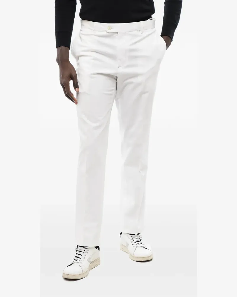 Corneliani Hose mit Gürtelschlaufen - Weiß Weiß
