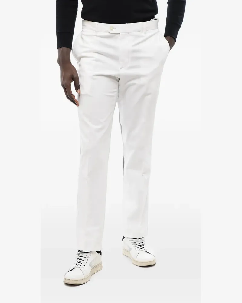 Corneliani belt-loops trousers - Weiß Weiß