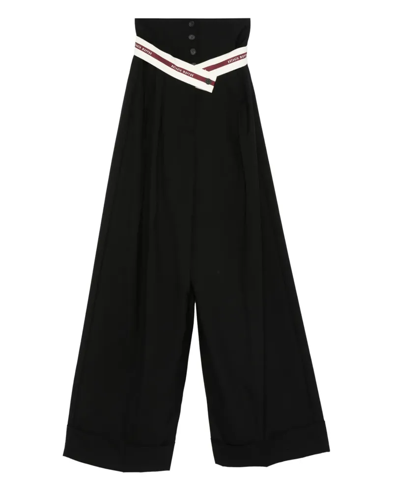 Antonio Marras Geknöpfte Hose mit Logo - Schwarz Schwarz