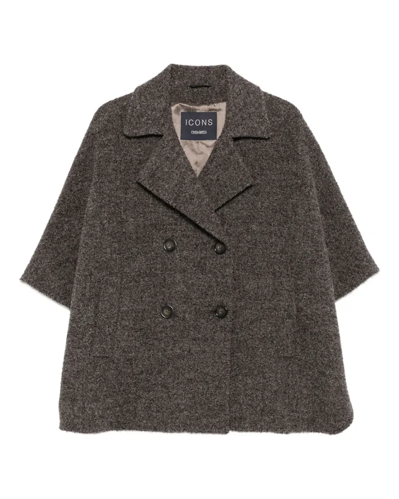 Cinzia Rocca Doppelreihiger Blazer - Grau Grau