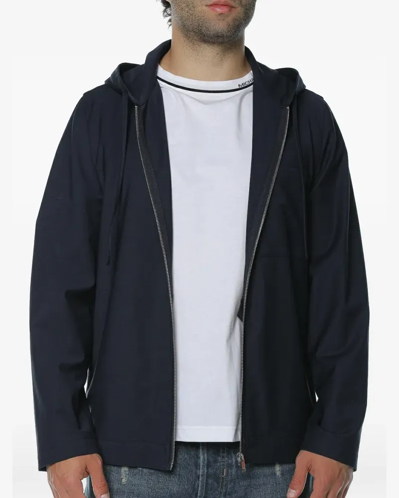 Drykorn Jenon hooded zip-up jacket - Blau Blau