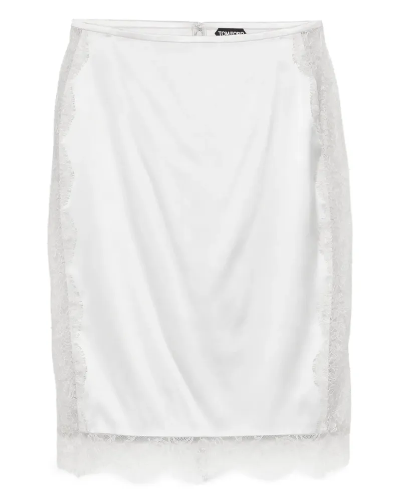 Tom Ford Rock mit Spitze - Grau Grau