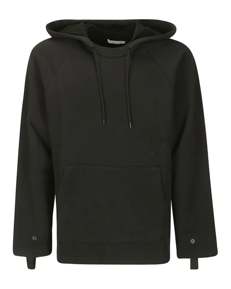 Helmut Lang Klassischer Hoodie Schwarz