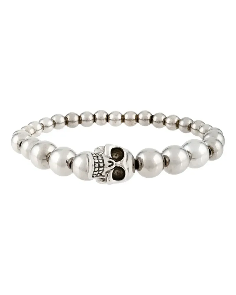 Alexander McQueen skull ball bracelet - Silber Silber