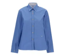 long-sleeve shirt - Blau