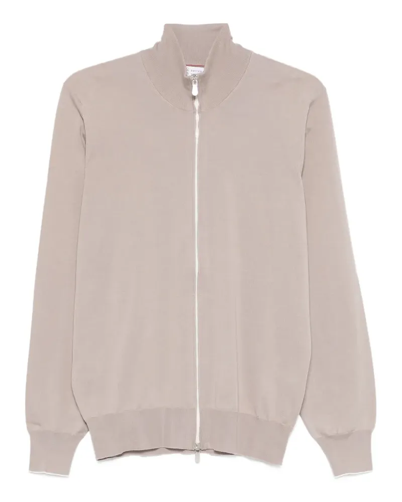 Brunello Cucinelli cotton zip-up cardigan - Braun Braun