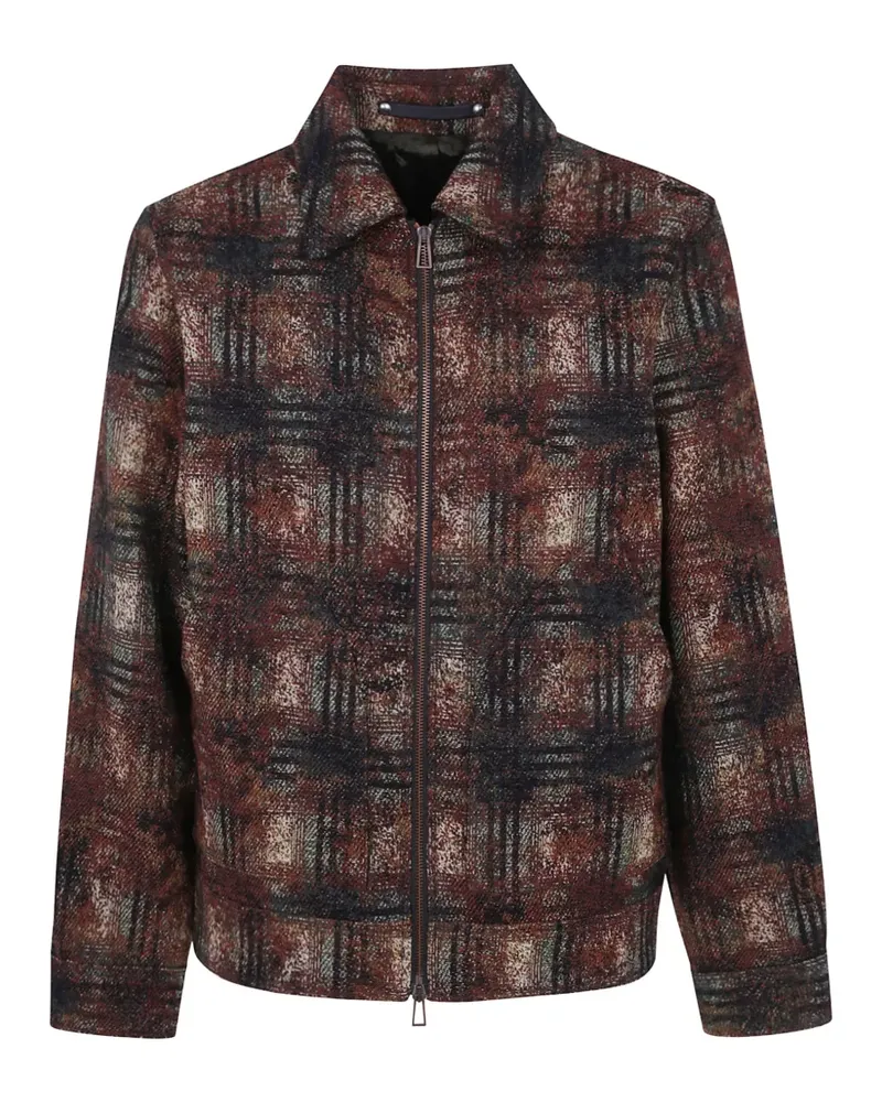 Paul Smith checked zip-up jacket - Braun Braun