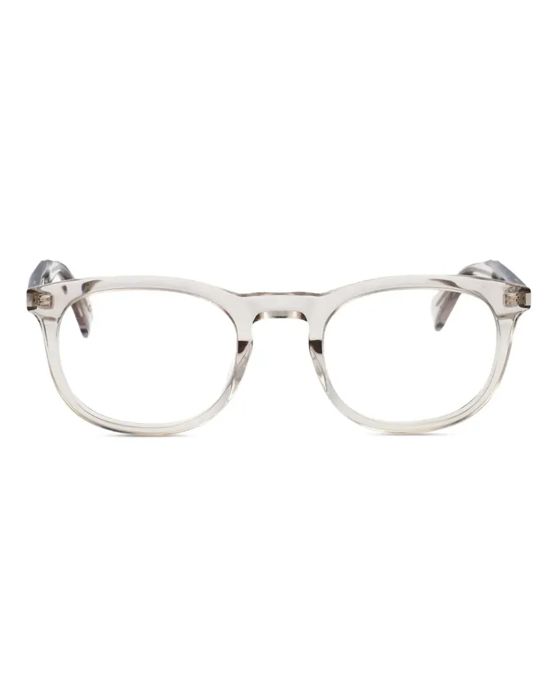 Saint Laurent Brille mit rundem Gestell - Nude Nude