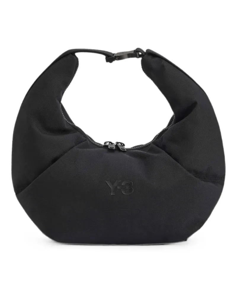 Y-3 crescent-silhouette tote bag - Schwarz Schwarz