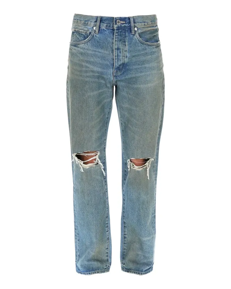 PURPLE BRAND distressed faded jeans - Blau Blau