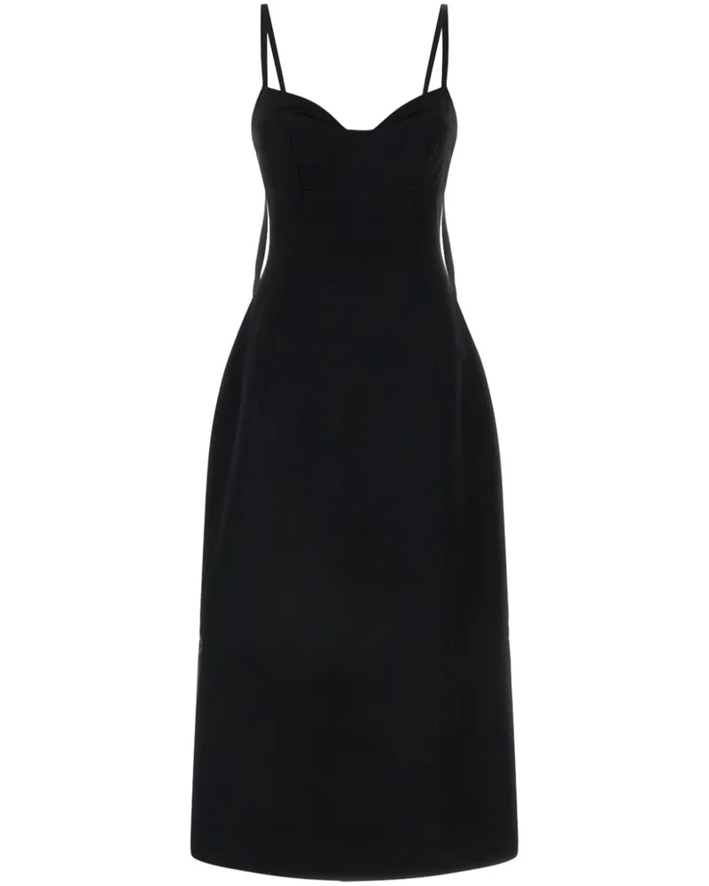 Co Midikleid mit Bustier-Oberteil - Schwarz Schwarz