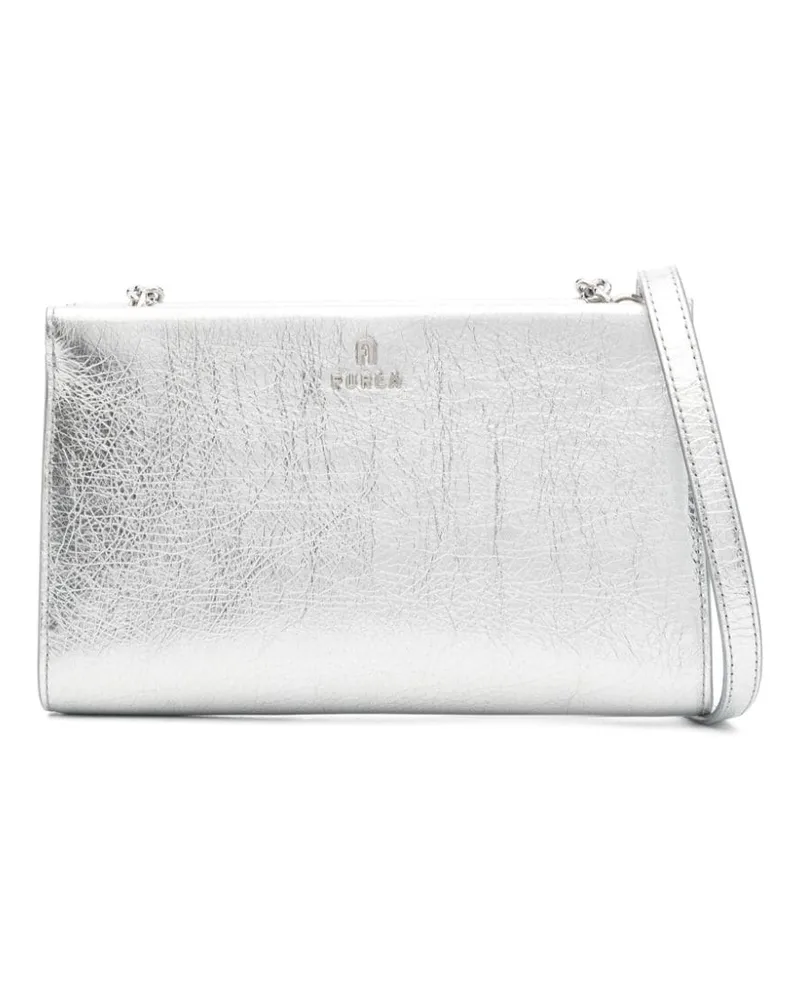 Furla Mini Camelia Umhängetasche - Silber Silber