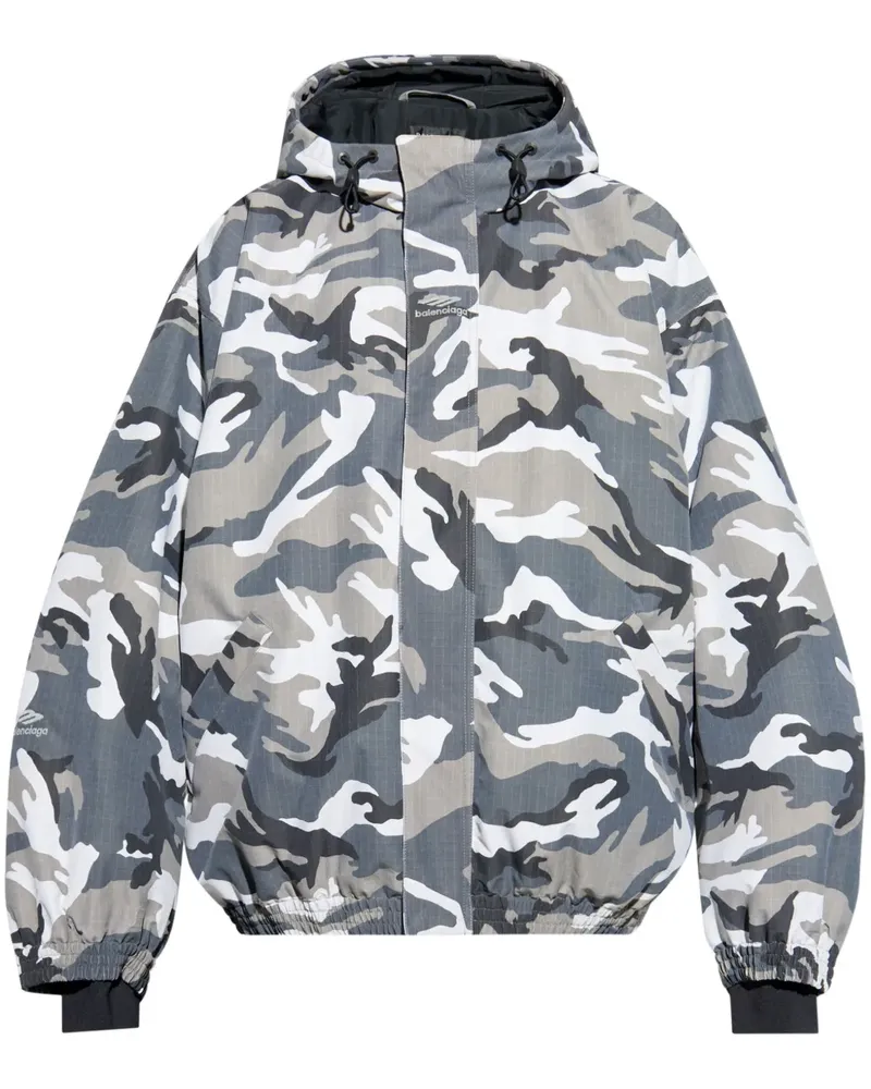 Balenciaga Camo Skijacke - Grau Grau