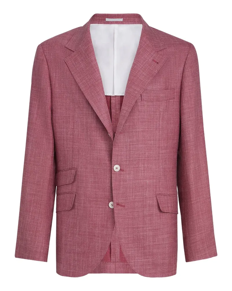 Brunello Cucinelli Einreihiges Sakko - Rosa Rosa