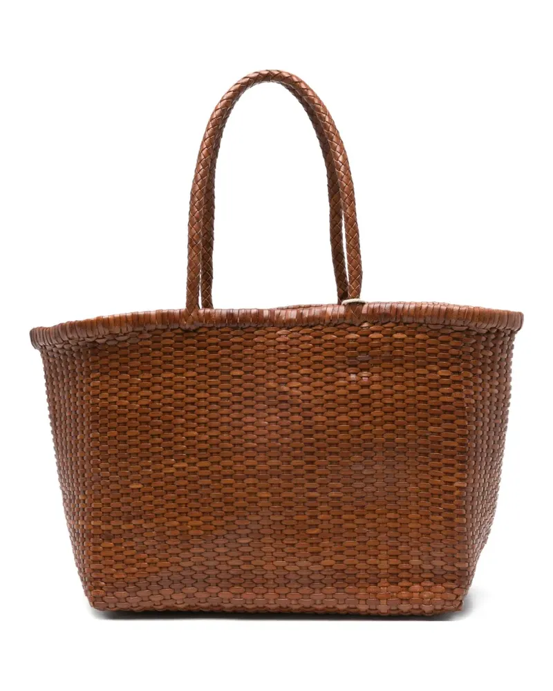 Dragon Diffusion big B Weave woven tote bag - Braun Braun