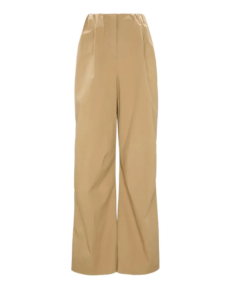 Dorothee Schumacher Power poplin trousers - Nude Nude