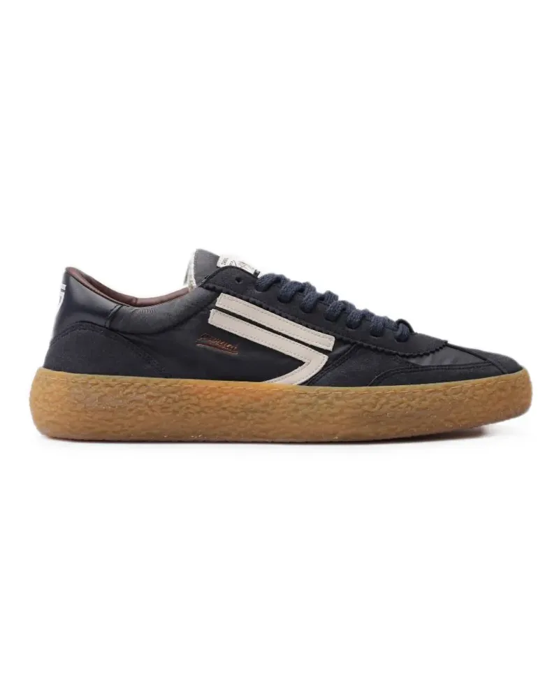 Puraai 1.01 Vintage Sneakers mit Einsätzen - Blau Blau
