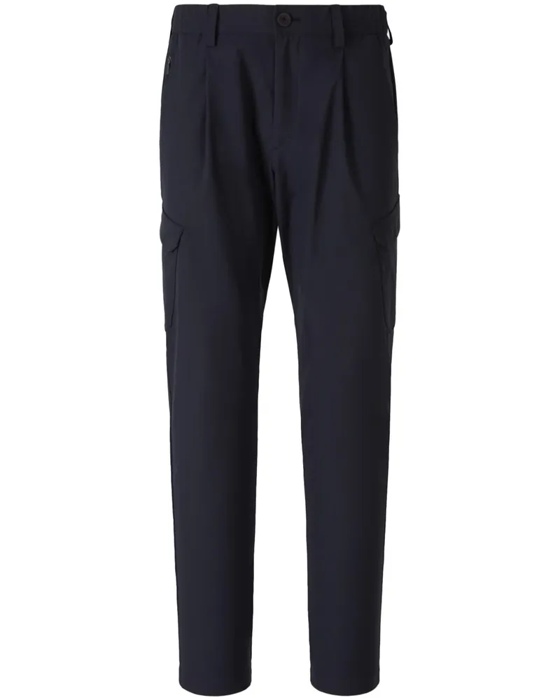 Herno Hose mit geradem Bein - Blau Blau