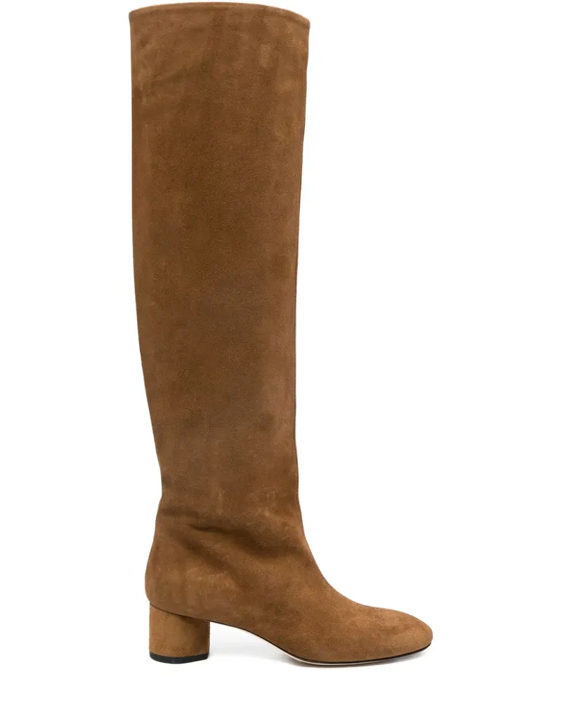aeyde Kniehohe Stiefel aus Wildleder - Braun Braun