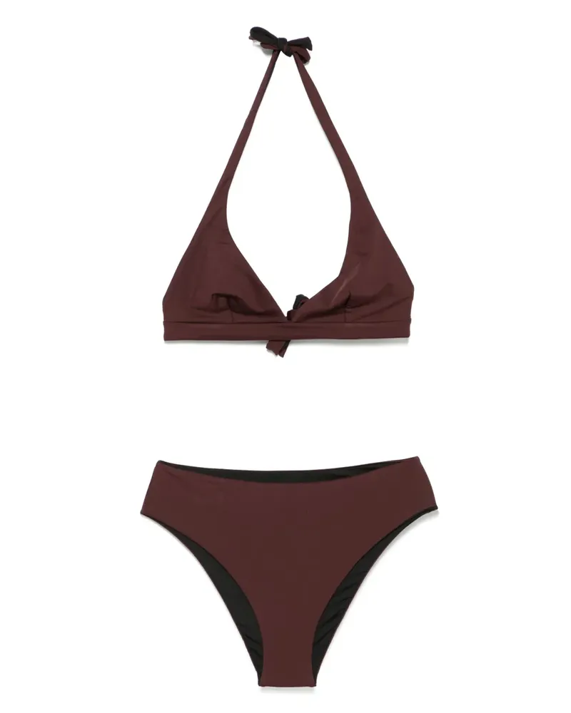 FISICO-Cristina Ferrari Klassischer Triangel-Bikini - Braun Braun