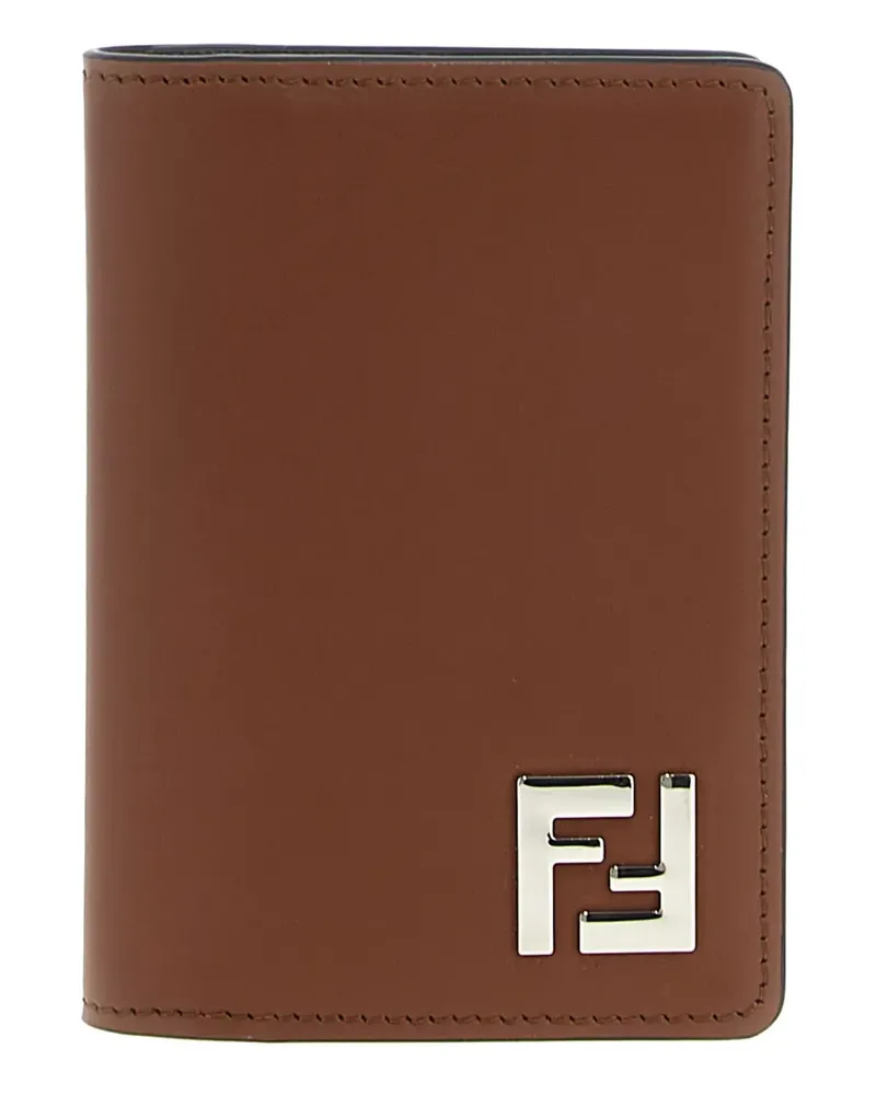 Fendi Portemonnaie mit Logo-Verzierung - Braun Braun