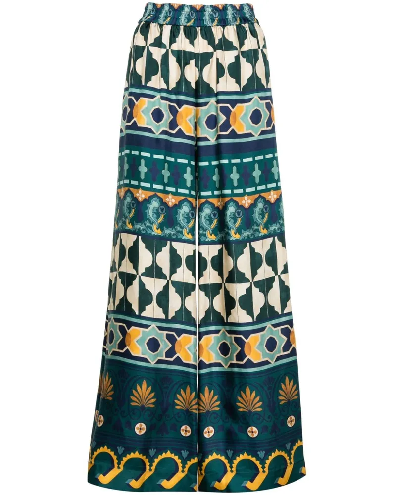 La DoubleJ Portofino Palazzo Hose - Blau Blau