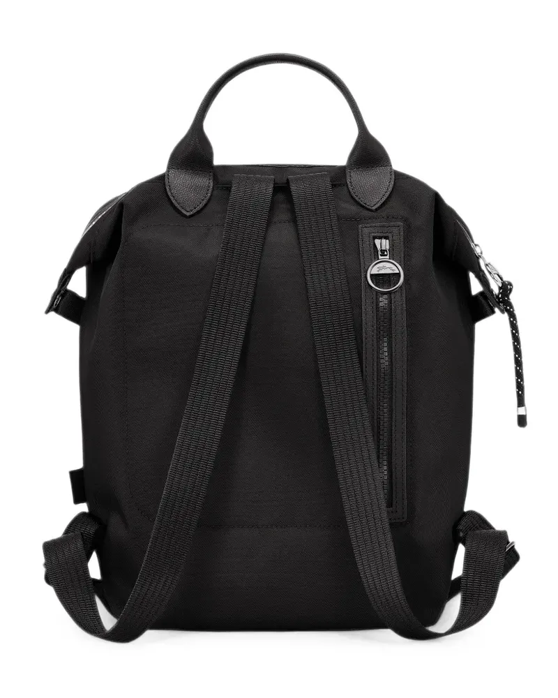 Longchamp Großer Le Pliage Energy Rucksack - Schwarz Schwarz