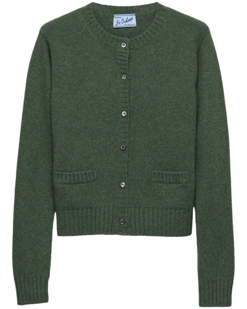 Prada Re-Cashmere Cardigan - Grün Grün