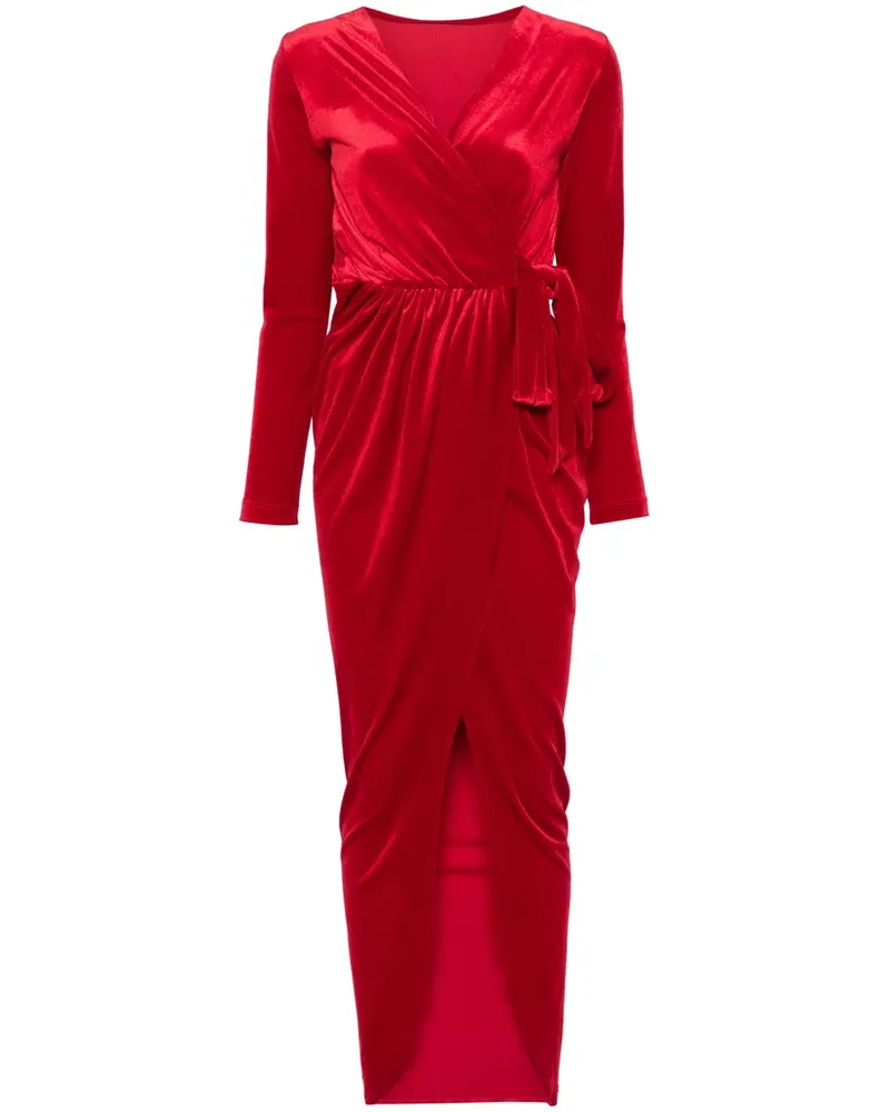 ALCHEMY x Lia Aram Maxikleid aus Samt - Rot Rot
