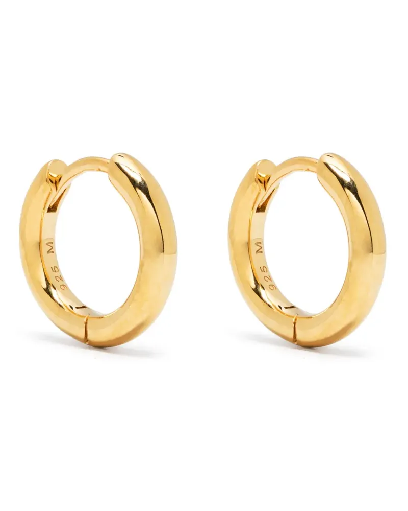 Missoma Polierte Creolen - Gold Gold