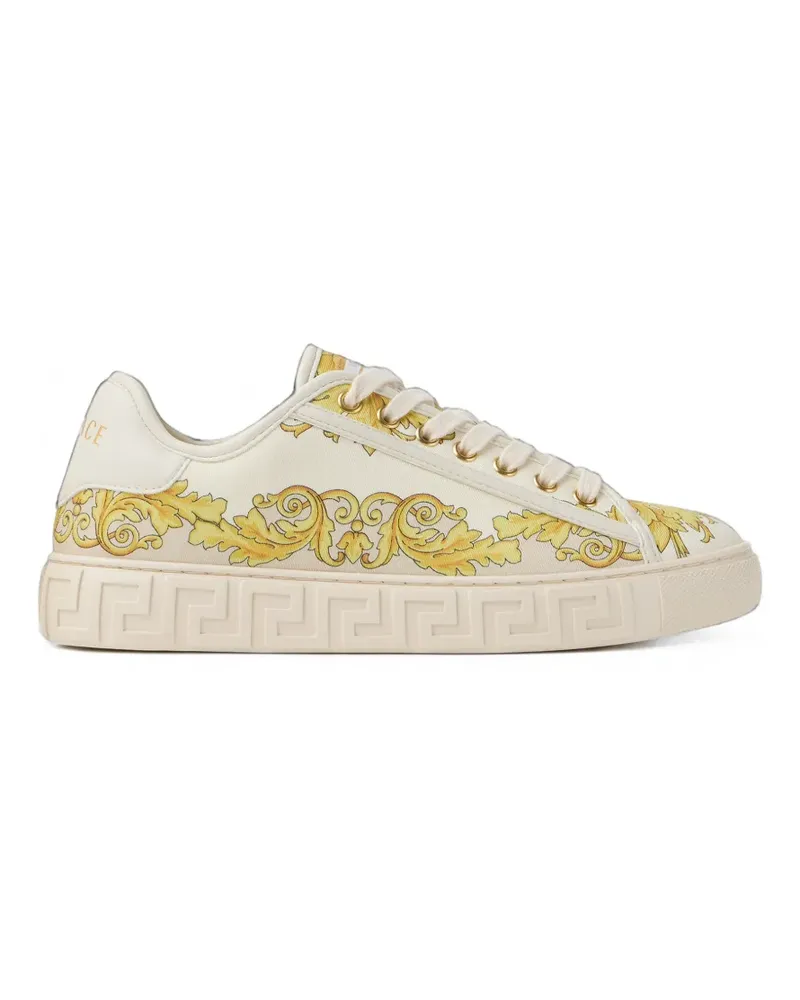 Versace Greca Sneakers mit Print - Nude Nude