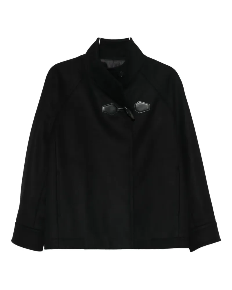 JUUN.J toggle-fastening coat - Schwarz Schwarz